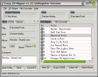 cd ripper software -  full size screenshot