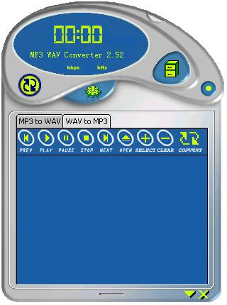 Screenshot of AAA MP3 WAV Converter 2.52